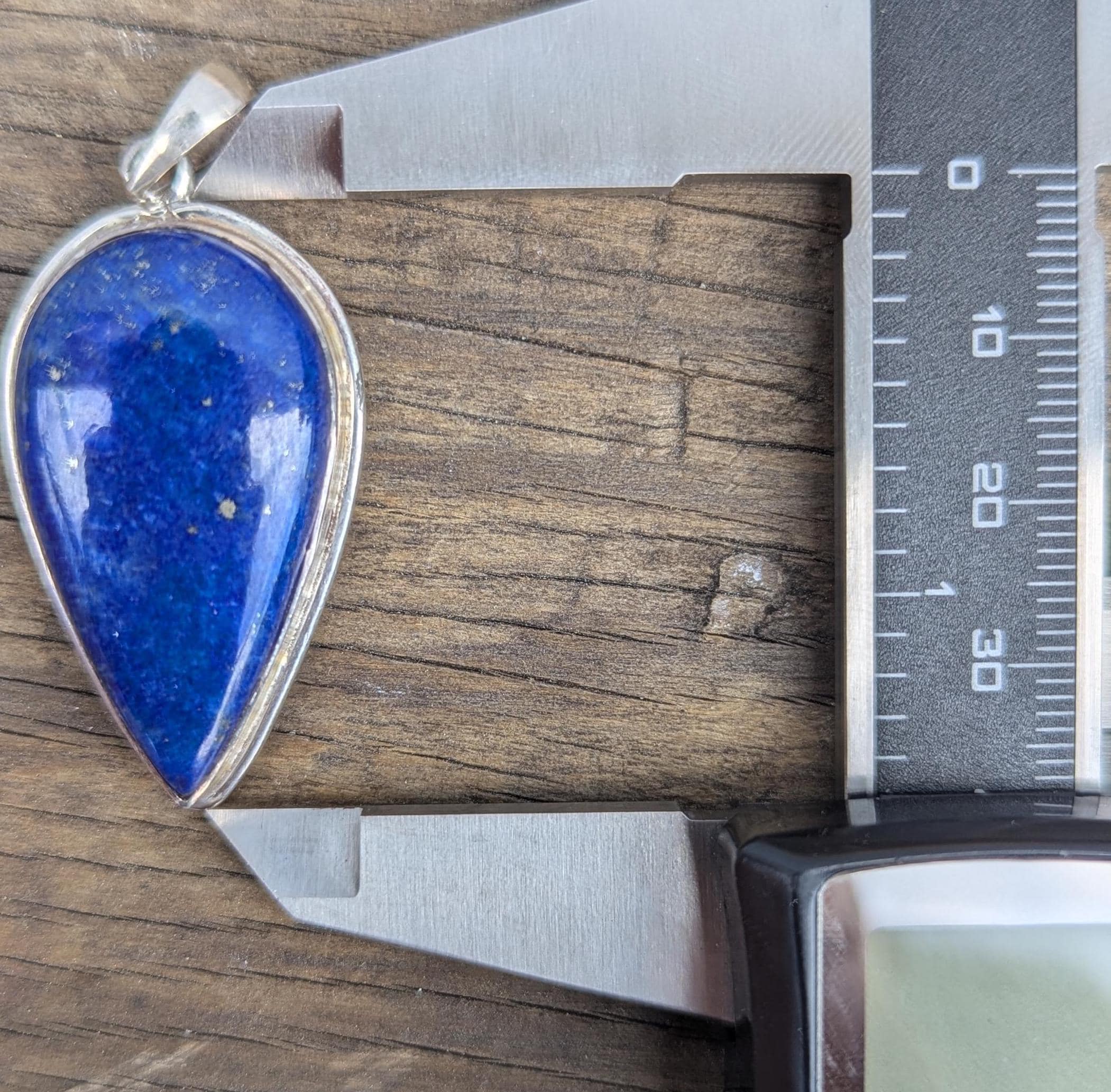 P3/58-Lapis lazuli Gemstone Silver Handmade Pendant(T12-058)