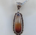 P3/6-Silver Red Carnelian Pendant (T12-006)