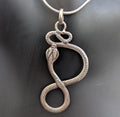 Handmade sterling silver serpent pendant collection (p7-039)