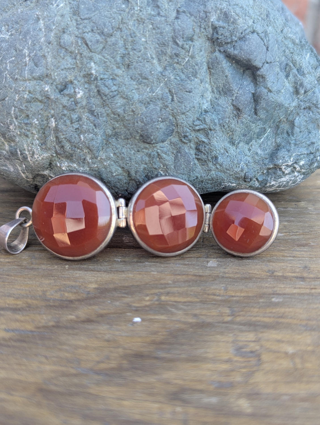 Red Jasper Sterling Silver Pendant Collection
