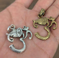 Brass and Silver Handmade Om Ganesha necklace Pendant, pd 123