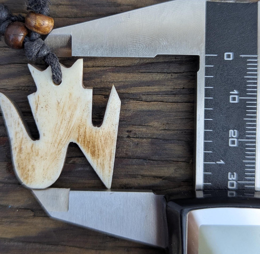 Vintage Yak bone hand-carved OM pendants (p6-047)
