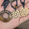 Vintage Yak bone hand-carved astro pendant collection (p6-045)
