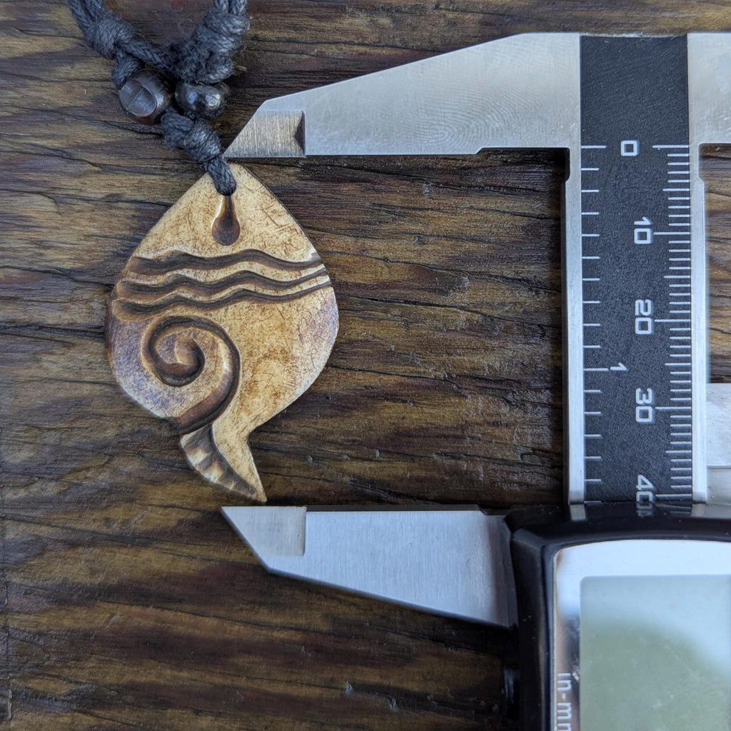 Tibetan Yak bone hand-carved Dorjee pendants (p6-043)