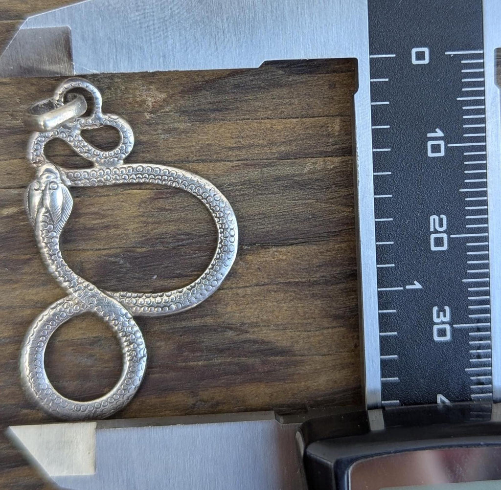 Handmade sterling silver serpent pendant collection (p7-039)