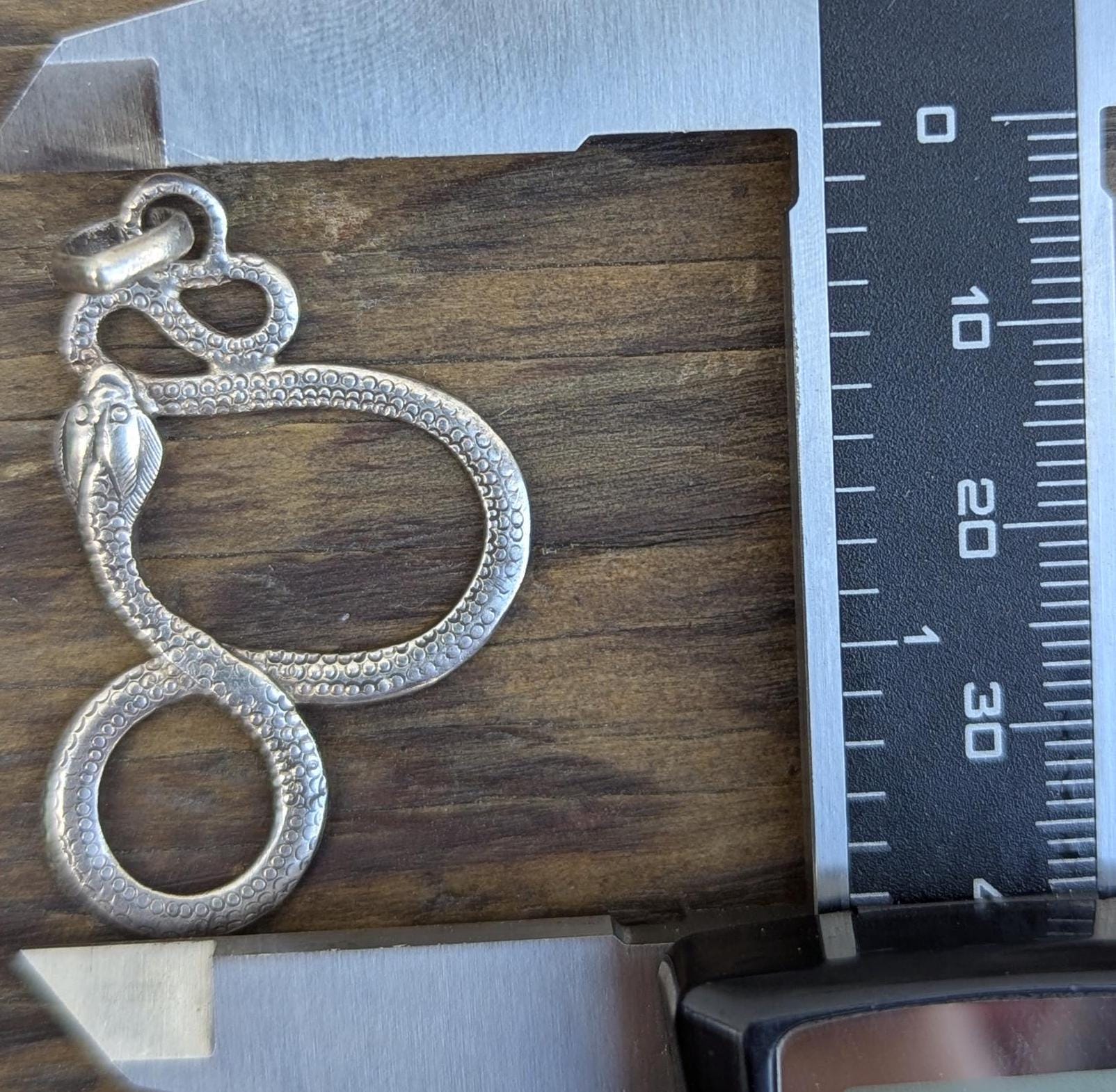 Handmade sterling silver serpent pendant collection (p7-039)