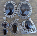 Smokey Topaz Sterling Silver Pendant Collection: Gemstone Jewelry