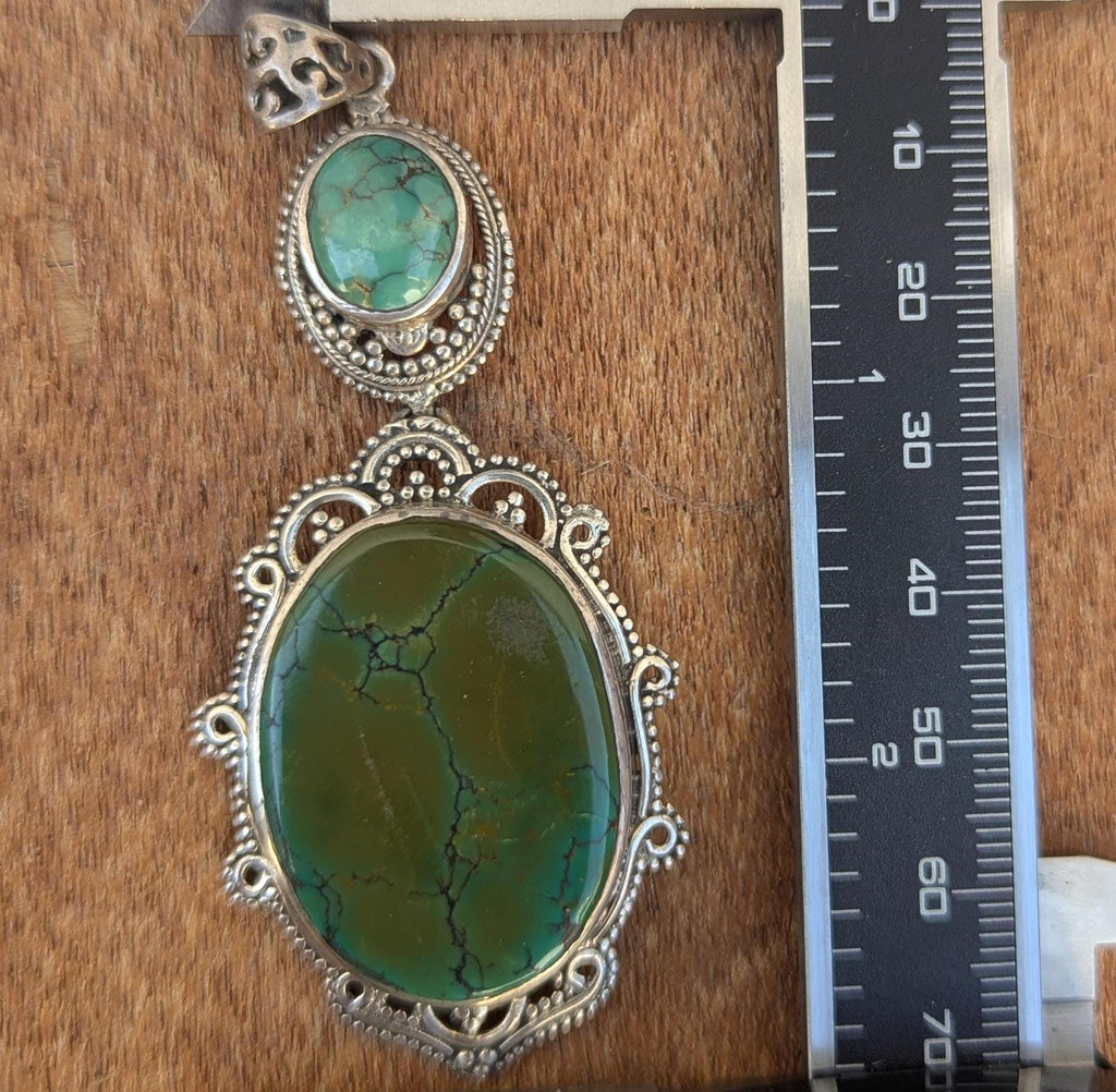 Sterling silver with Natural Turquoise pendant collection (p7-059)