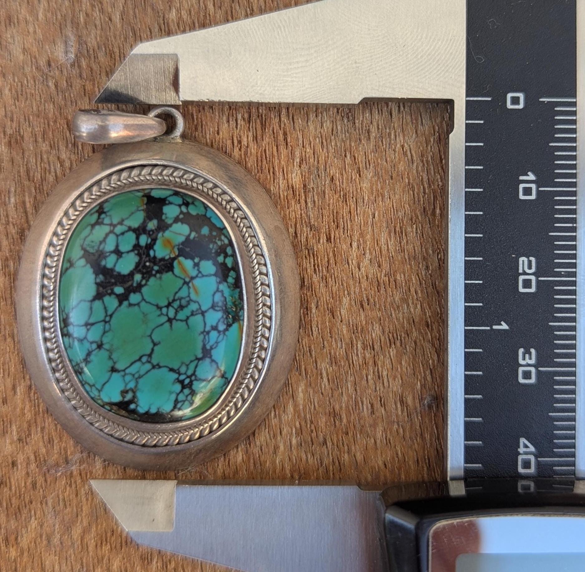 Sterling silver with Natural Turquoise pendant collection (p7-059)