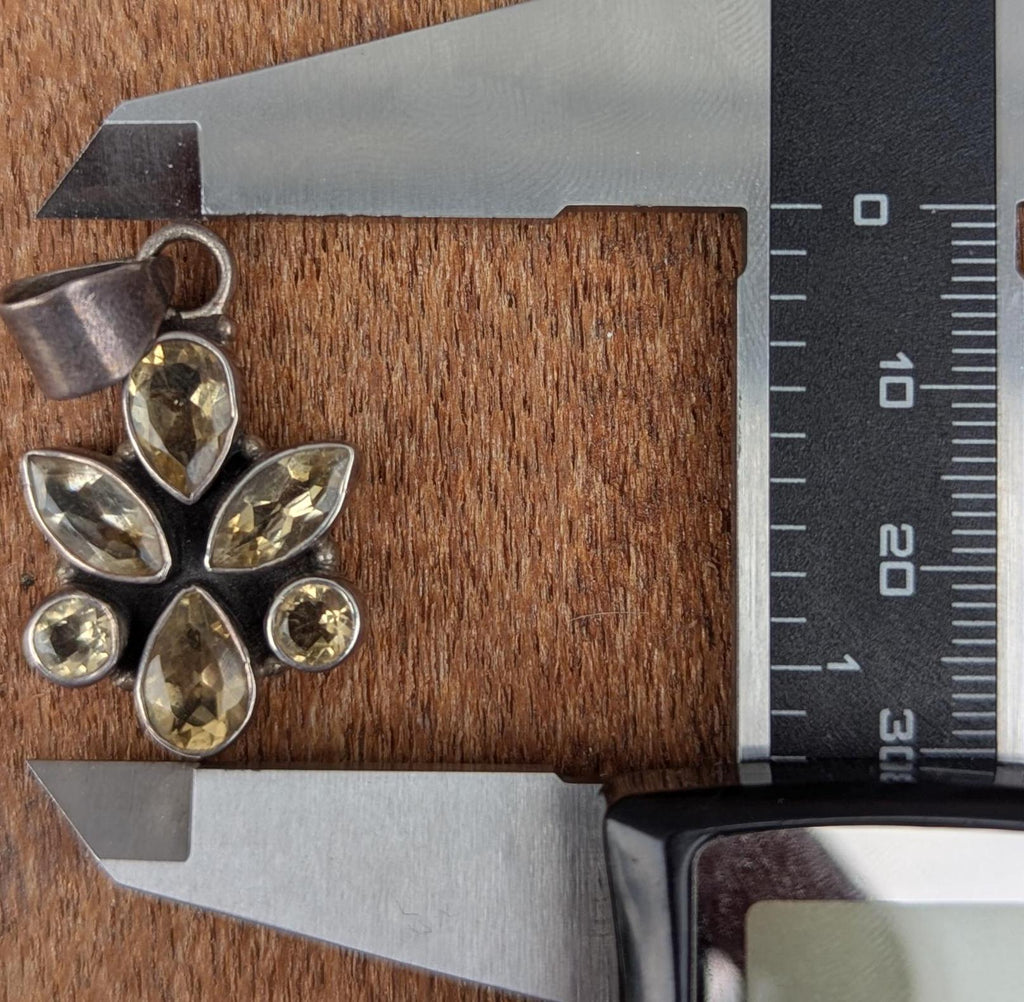 Yellow Sapphire Sterling Silver Pendant Collection: Butterfly, Statement, & More