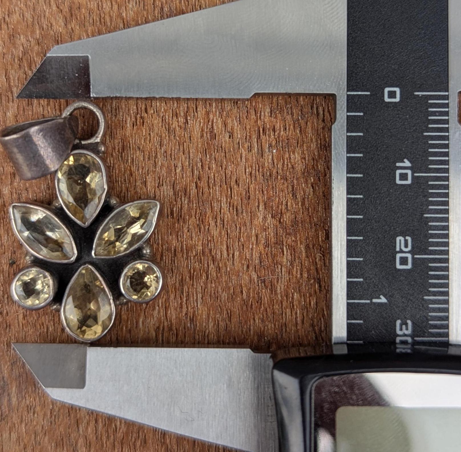 Yellow Sapphire Sterling Silver Pendant Collection: Butterfly, Statement, & More