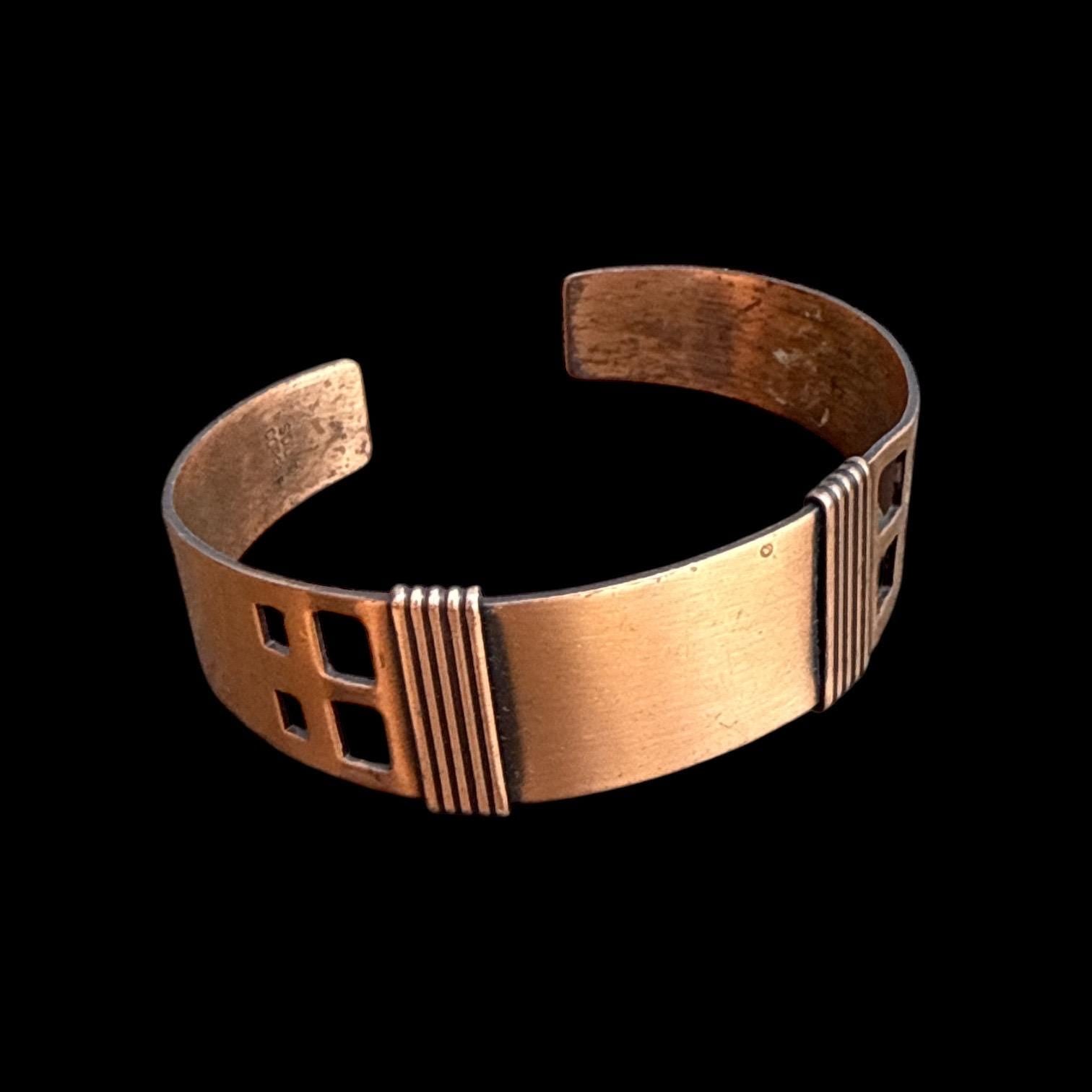 Handmade Pure Copper Bracelet: Vintage Style for Joint Pain Relief