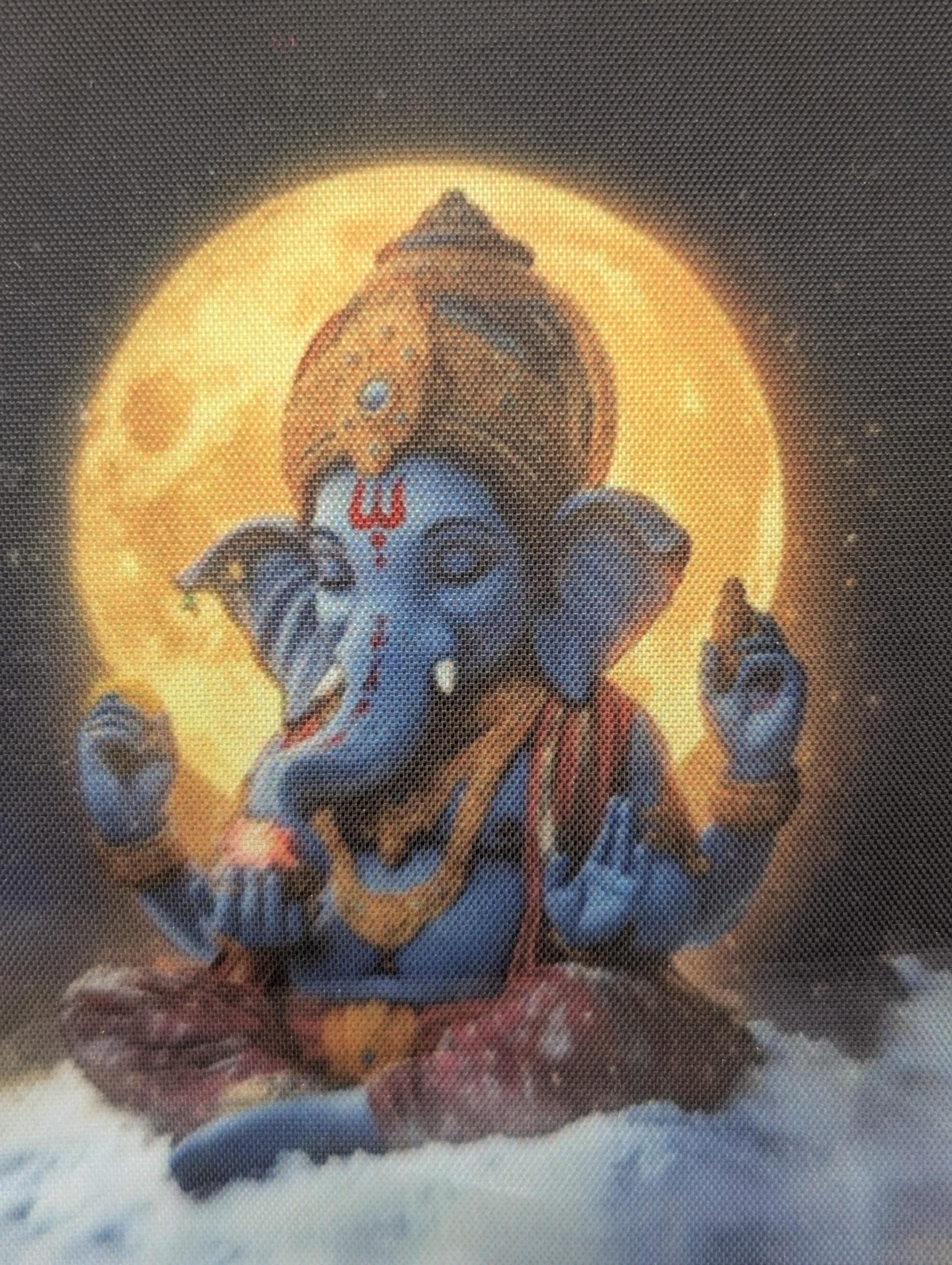 Mini Ganesha Fabric Prayer Flags: Spiritual Home Decor