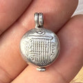 Silver Buddhist Ghau Pendant – Tibetan Amulet Prayer Box