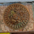 Exotic Tibetan copper Dragon Belt Buckle