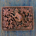 Exotic Tibetan monkey copper Belt Buckle