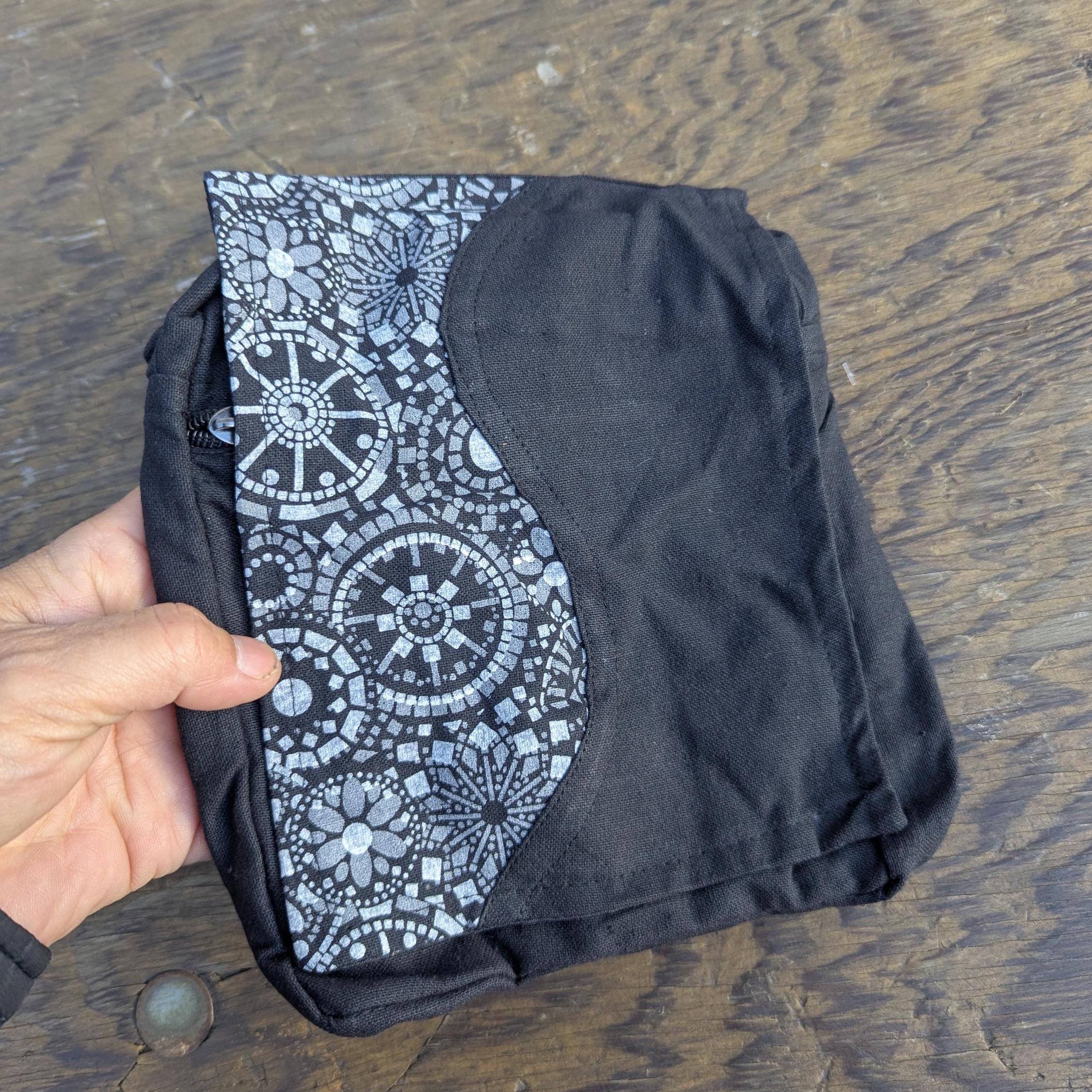 Cotton Cell Phone Crossbody Bag: Vibrant Lightweight Sling Bag