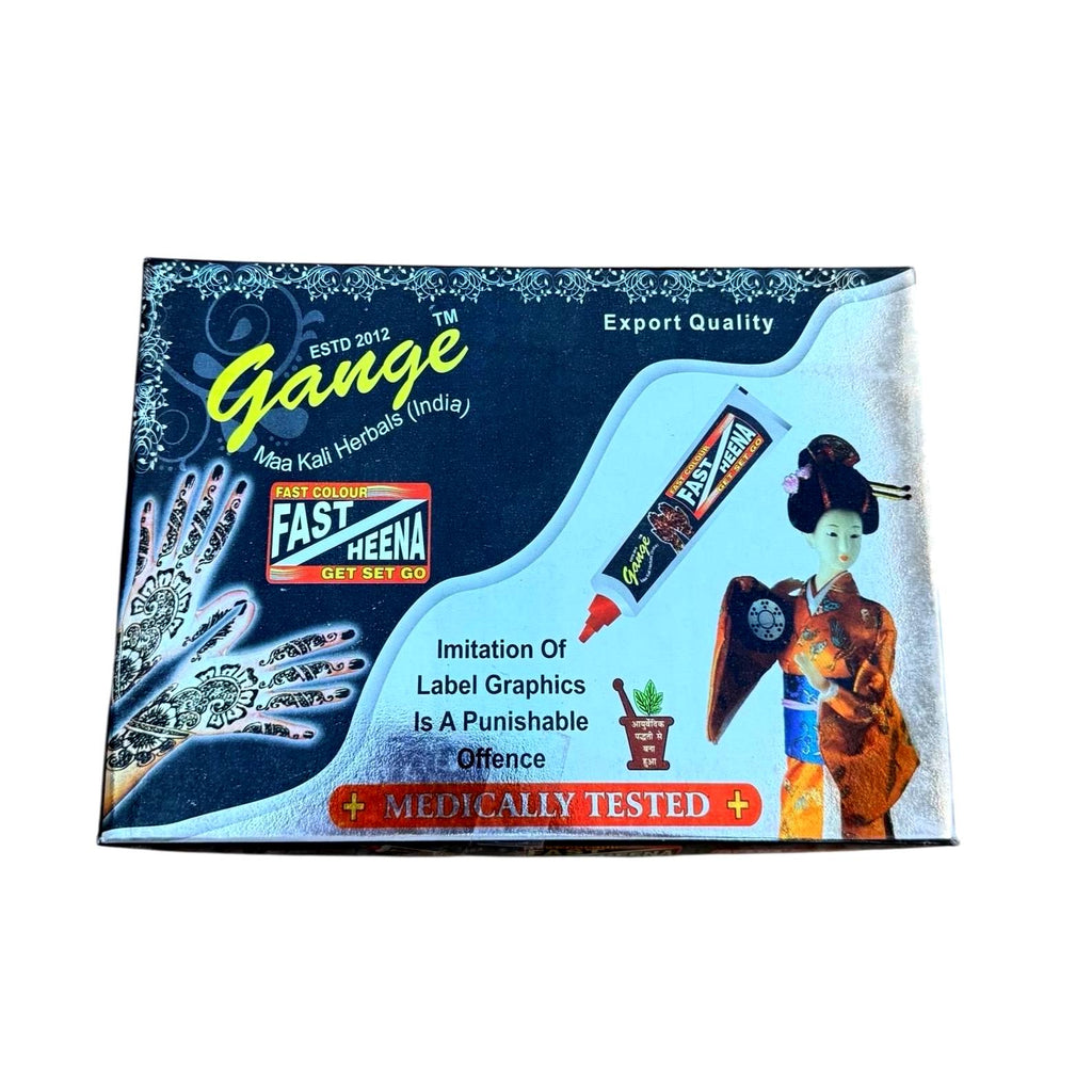 Instant Henna Cones: Fast Application, USDA Certified Organic Paste