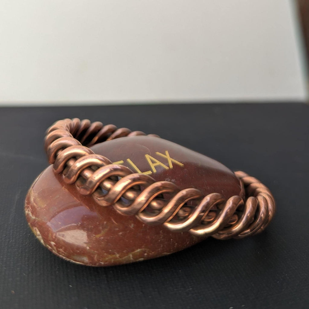 Handmade Pure Copper Bracelet: Minimalist Adjustable Cuff, Wellness Band CB-123