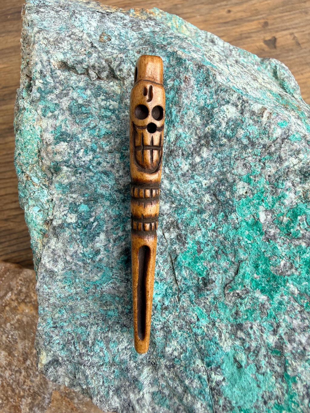 Phurba Tibetan Yak bone, Hand Carved