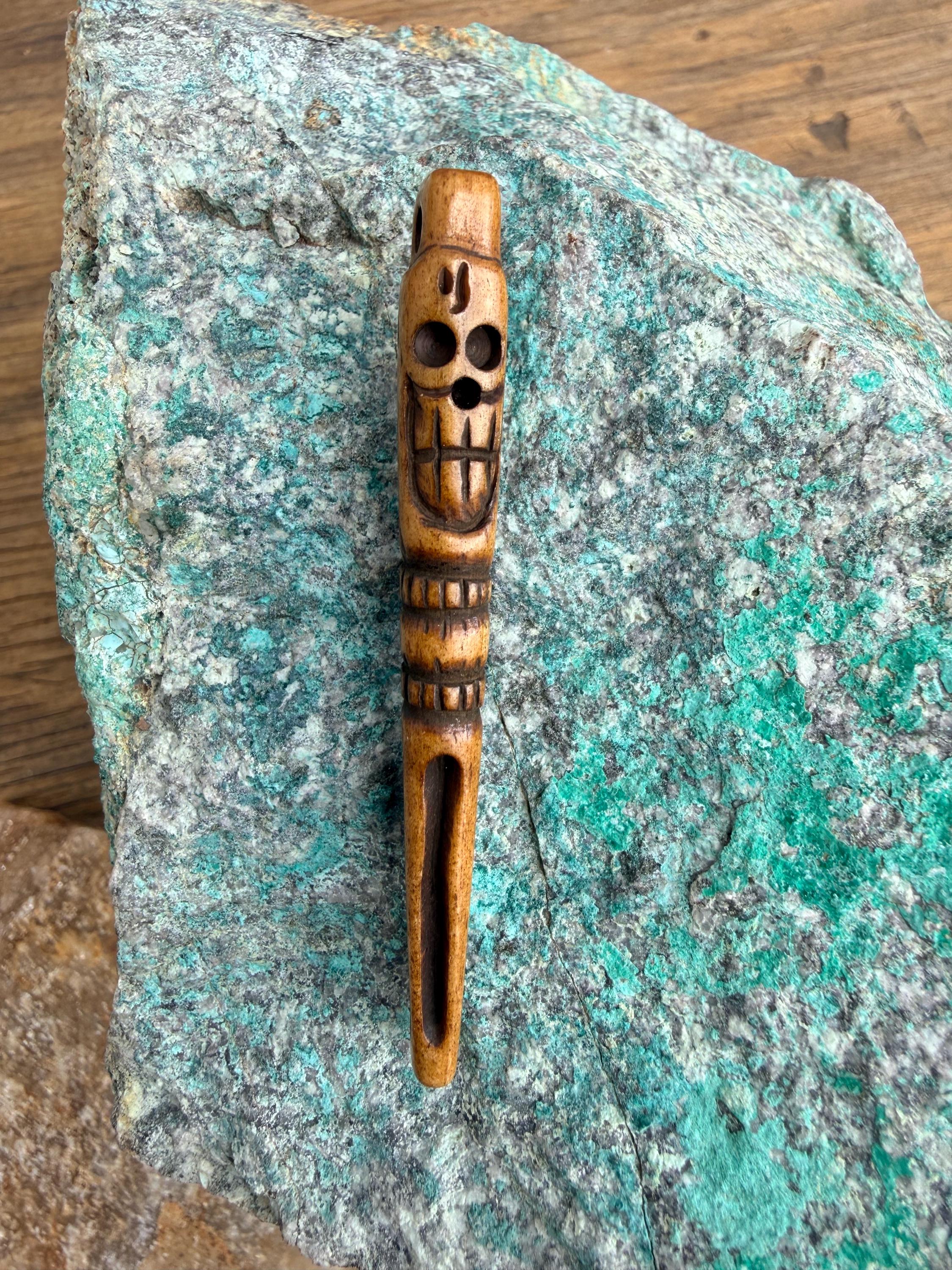Phurba Tibetan Yak bone, Hand Carved