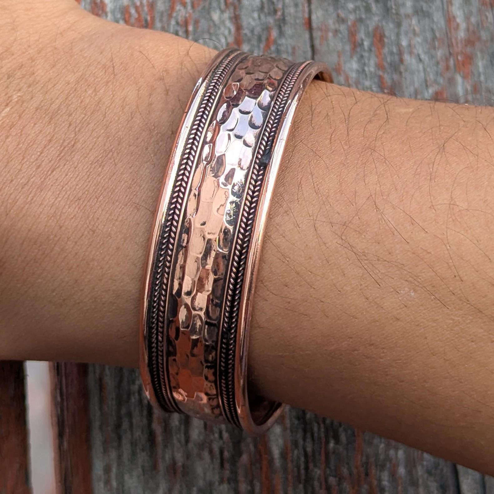 Vintage Silver Tibetan Buddhist Mantra Cuff Bracelet (cb-136)