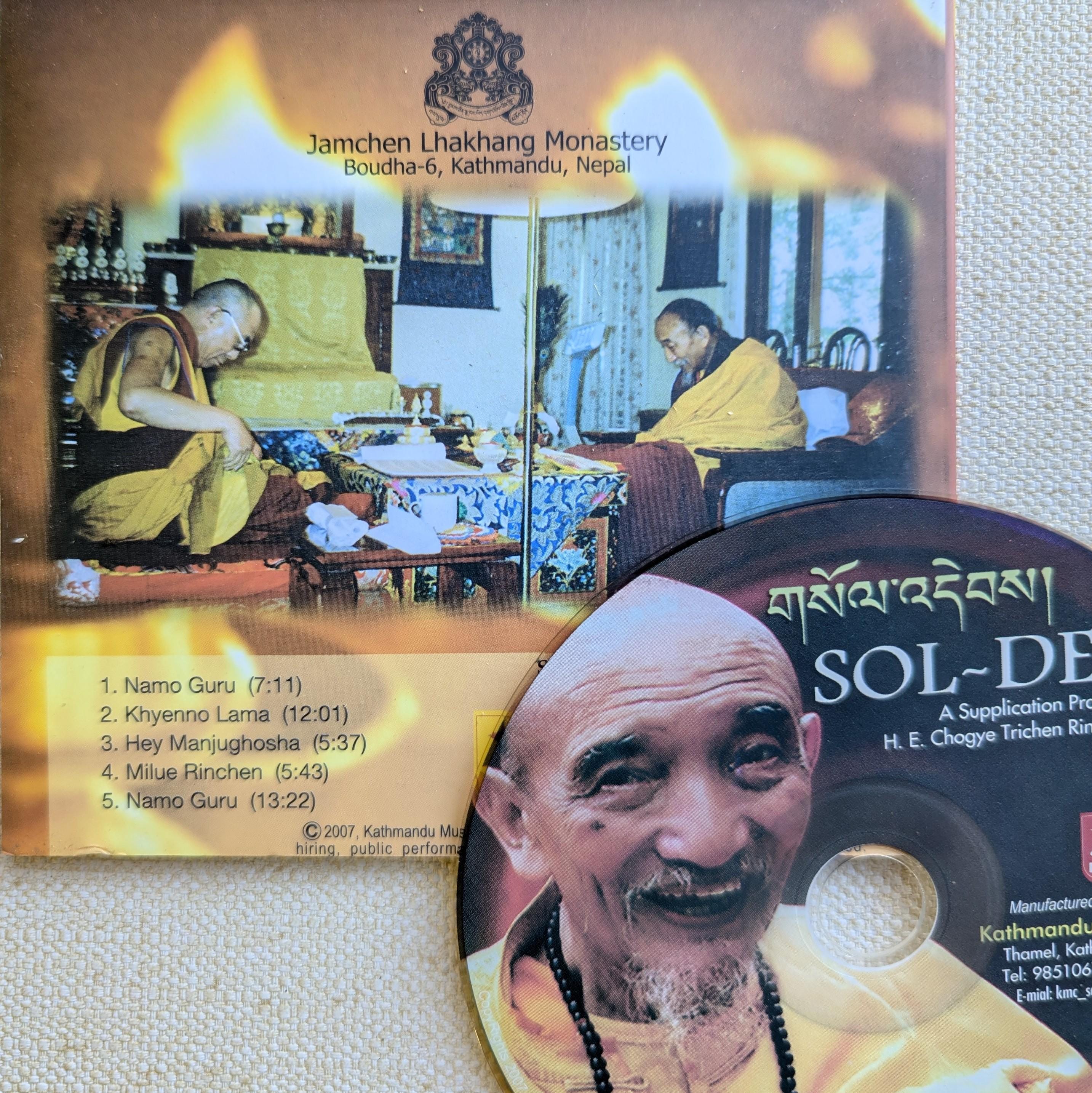 Sol Deb CD: Buddhist Chanting Music, Meditation, Healing Sounds