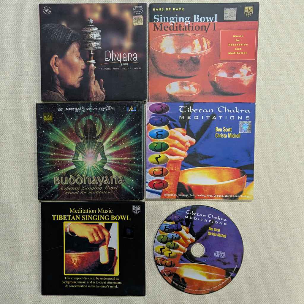 Tibetan Chakra Meditations CD: Singing Bowls, Dhyana, Buddhayana Music