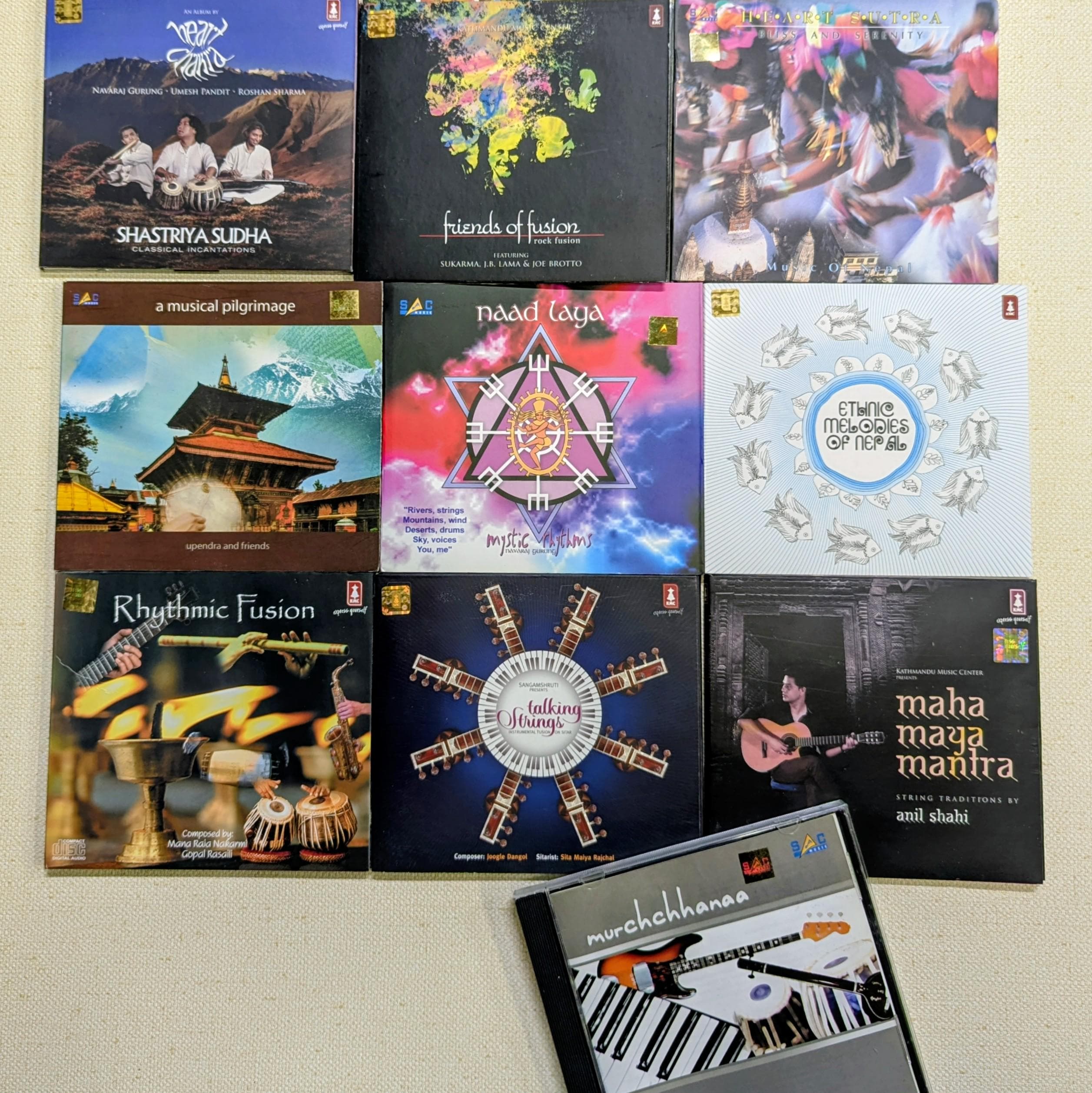 Friends of Fusion Rock Music CD: Nepali Fusion Songs, Meditation, Yoga