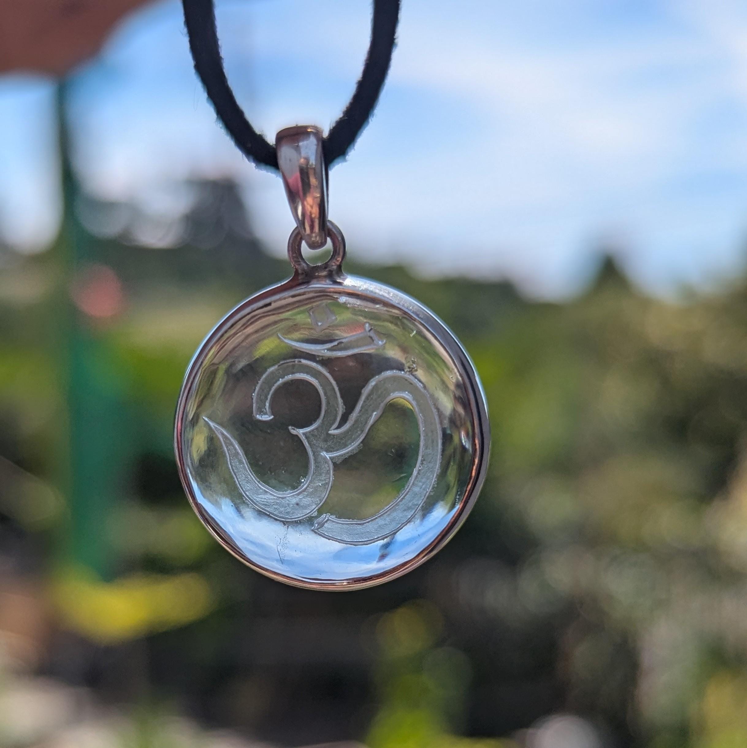 Himalayan Quartz Pendant: Sterling Silver, High-Altitude Clarity, Hand-Crafted Quartz Jewelry (P7-67A)
