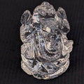 Hand-Carved Himalayan Quartz Ganesh Statue, Spiritual Home Decor, Nepal Crystal Ganesha (1.5" H)