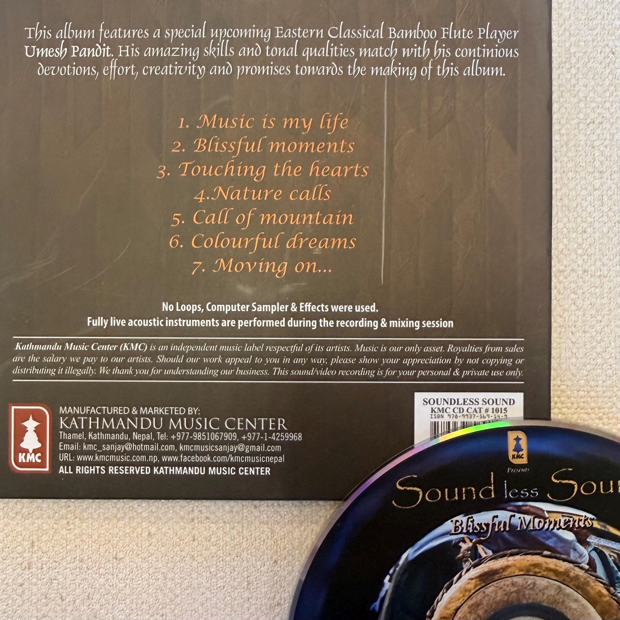 Soundless Sound CD: Nepali Meditation, Yoga, Relaxation Music