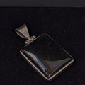 Vintage sterling silver pendant collection with black rutilated quartz and ruby gemstone (p7-055)